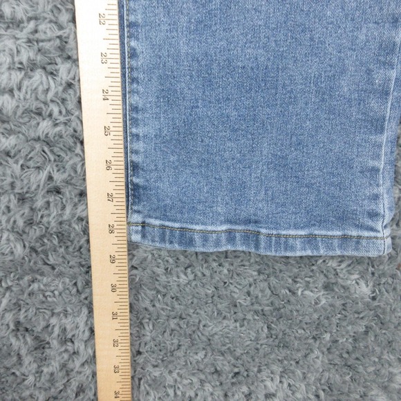 Katch Me Wide Leg Jeans Womens XS Washed High Rise Stretch Denim 24x28.5 NWT - Picture 8 of 16